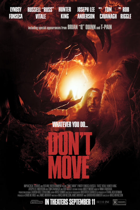 Autographed Don't Move Movie Poster (27x39.5)