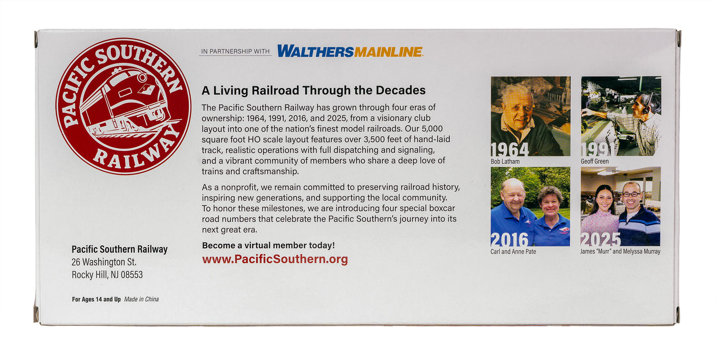 AUTOGRAPHED Pacific Southern Railway Boxcar (Walthers Edition)